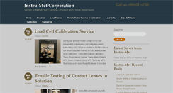 Desktop Screenshot of instru-met.com